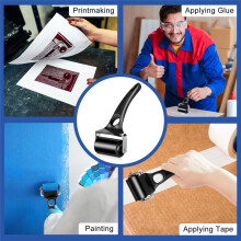 12 Peças de Ferramentas de Rolo de Borracha para Impressão Offset Bloco de Tinta Papelaria Prensagem Papel de Parede Carimbo Scrapbook