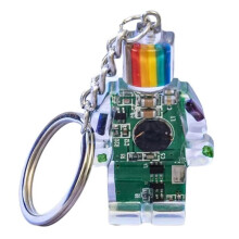 Fast Reach Electronic Robot Keychain Handmade Jewelry Key Rings for Phone Stylish Jewelry Green