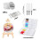 Magic Puffy Paint,3D Drawing Magic Canvas Sponge,Puffy Popcorn Drawing Texture Painting Kit,DIY Bubble Drawing Pens 6