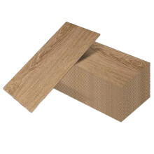 32 Pieces of Self-Adhesive Floor Tiles Wood Grain Wall Stickers Waterproof Floor Stickers 5.9x17.7inch PVC Floor Tiles D