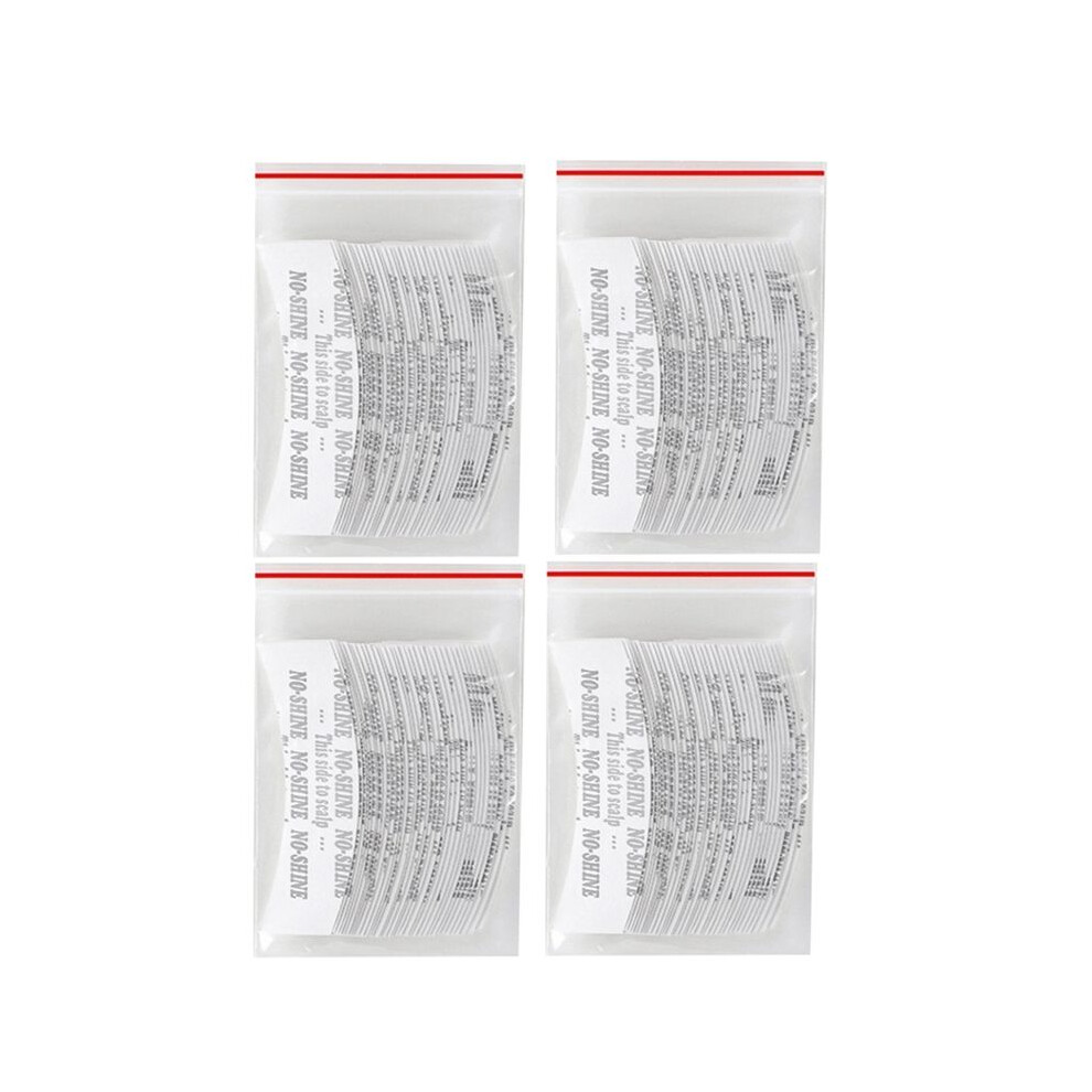 Unisex 144Pc/Lot No-Shine Wig Tape Double Adhesive Extension Hair Tape Strips Waterproof For Toupee/Lace Wigs Film Bonding