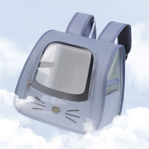 Cat Backpack, Backpack for Hiking, Travelling, Camping, Portable Pet Backpack, Ideal for Small Animals 2