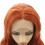 Peruca Dianteira de Renda de 24 Polegadas, Cabelo Humano Liso e Crespo, com Sensação de Cabelo Sintético, Peruca de Rolo Ondulado Longo Natural 3