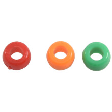 600 Pcs Perles de Poney en Plastique MéLangé 9 Mm X 6 Mm (3/8 Po X 2/8 Po)