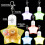 6 Pcs Sublimation Blank Keychains Heat Transfer Printing LED Acrylic KeyChains Lighted Keyrings Pendant, Rectangular 5