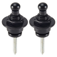 2 Stuks Gitaarband Lock Pin Peg Knoppen Skidproof Straplock Gitaar Bas Onderdelen Hot