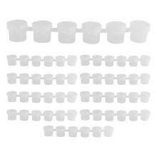 30 Streifen Leere Farb Streifen Farb Becher TöPfe Aufbewahrungs BehäLter Malerei Kunst Handwerk ZubehöR (5 Ml / 30 StüCk)