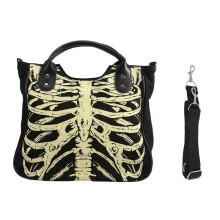 Luminous Gothic Skeleton Skulls Bags Rock Designer Female Casual Women Punk Bags Fashion Handbag