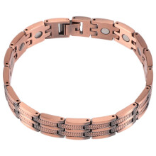 Sollievo Dal Dolore per Bracciale da Uomo nel Rame Puro con Terapia Magnetica nel Rame Puro per Artrite e Tunnel Maschile