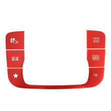 Center Console Multimedia Mouse Buttons Cover Stickers for A B Class W177 W247 W167 GLE GLS GLB
