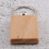 100 Blank Wooden Keychain Rectangular Engraving Key ID Can Be Engraved DIY 2