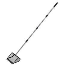 Chicken Poop Scooper, 10inch Large Chicken Poop Scooper  for Sand, 62-Inch Long Handle Chicken Droppings Scoop Rake
