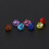 2000 Mixed Bicone Acrylic Tiny Spacers Beads 4x4mm 4