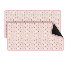 2 Packs Guinea Pig Cage Liners, 47x24Inch Washable Guinea Pig Pee Pad Non Slip Reusable Fast and Absorbent Bedding