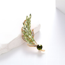 Strassvetebrosch för Kvinnor Kristallvetekärvebroschnål Eleganta Accessoarer