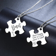 BäSta VäNner Sida Vid Sida eller Mil FråN Varandra Best Friend Halsband Set Heart BäSta VäN Presenter för TonåRstjejer BFF Friendship Halsband