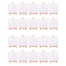 20 Set KüNstler Leinwand Set Malerei Handwerk DIY Zeichnung Kleiner Tisch Staffelei Geschenk