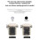 1.8L Sealed Container 304 Stainless Steel with Spoon with Dated Coffee Bean Storage Box Exhaust Valve Storage Container B 7