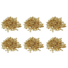3000pcs 6mm Gold Tone Flower Bead Caps for Jewelry Making