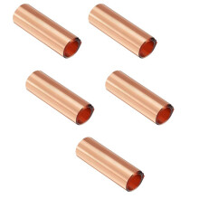 5X Rollo de Lámina de Cobre, Lámina de Metal 1000 mm X 100 mm X 0,03 mm