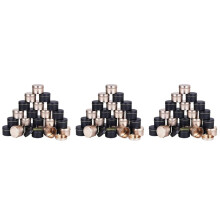 72-Pack Kaarsblikjes met Deksels, 4 Oz, Metalen Kaarsenpotten voor Het Zelf Maken van Kaarsen, Kunst en Ambacht, Feestartikelen en Geschenken