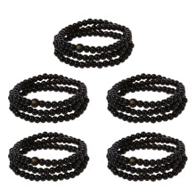 5X Buddhist Sandalwood Necklace Prayer Beads Mala Bracelet Buddha Tibet