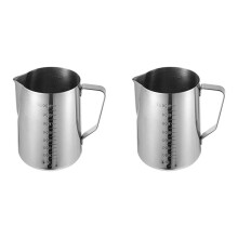 2X Candle Making Pouring Pot Stainless Steel Wax Melting Measuring Cup Candle Soap Making Pitcher 900Ml