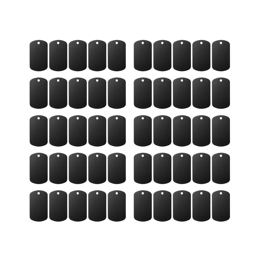 Aluminum Stamping Blanks Engraving Blank Tags 50 Pack, Laser Engraving Blanks Tags, Metal Business Card, Diy Projects 6031256775149