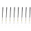 8X Pólo de Captura de Répteis com Gancho de  de 61 Polegadas, Kit de Ferramentas de Manuseio de  para Cascavéis Python Copperhead Remoção 1