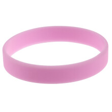 2PCS Fashion Silicone Rubber Elasticity Wristband Wrist Band Cuff Bracelet Bangle,  & Dark