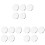 15PCS Glass Pattern Weights for Sewing, Fabric Sewing Weight Cloth Dressmaking Pattern Making and Sample Cutting Weights 1