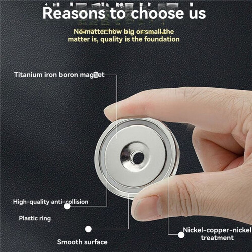 A32 Circular Magnets,Countersunk Hole,Widely Used in Refrigerators, Warehouse Tools, Whiteboards, Snack Storage 1