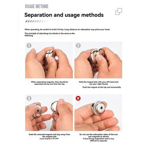 A32 Circular Magnets,Countersunk Hole,Widely Used in Refrigerators, Warehouse Tools, Whiteboards, Snack Storage 2