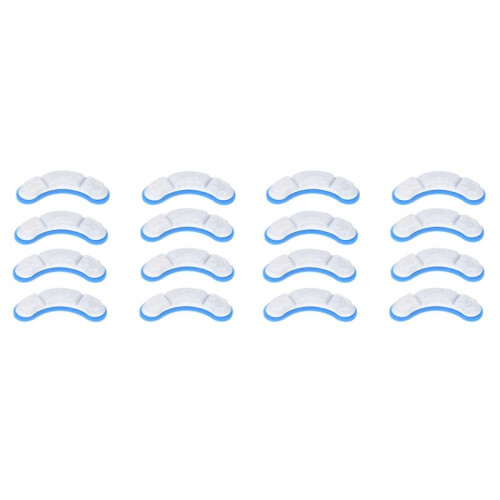 16PCS Water Fountain Replacement Filter Elements Activated Carbon Filter for Dog Cats Pet Drinking Bowl Feeder Filter