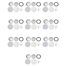 500X Button Maker Keychains Supplies,58mm/2.25 Inch Pin Making Kit for Button Maker Machine,Metal Button Badge Sets