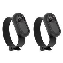 2X HD 1080P Dog Tracker Collar No WiFi Needed Cat Camera Collar Camera with Video Records Cat Dog Gift Black