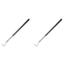2X Pólo de Captura de Répteis com Gancho de de 61 Polegadas, Kit de Ferramentas de Manuseio de para Cascavéis Python Copperhead Remoção