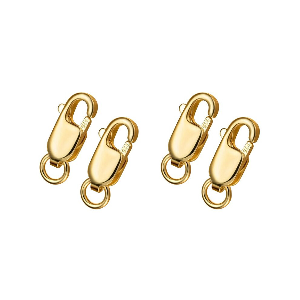 4 Pieces Of Solid Silver Lobster Clasp Hook And Claw Jewelry Making Necklace Bracelet Clasp 6034148718484