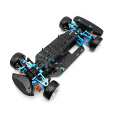 Novo Kit de Quadro Soldado de Carbono com Acionamento de Eixo de AlumíNio 1/10 4Wd RV para Carro Tt01 Tt01E