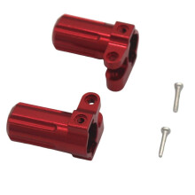 Support de Moyeu ArrièRe en MéTal pour Camion Tout-Terrain sur Chenilles 1/12 MN128 MN86S G500, Rouge