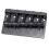 5 String Thickened Bass Saddle Bridge Pull String Plate for 5 String Electric Bass Guitar Accessories Black 4
