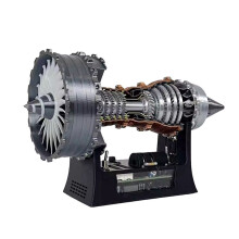 TR900 Turbofan Engine Model Aircraft Engine Kit Turbojet Engine Model Supercharged Aircraft Engine Replica