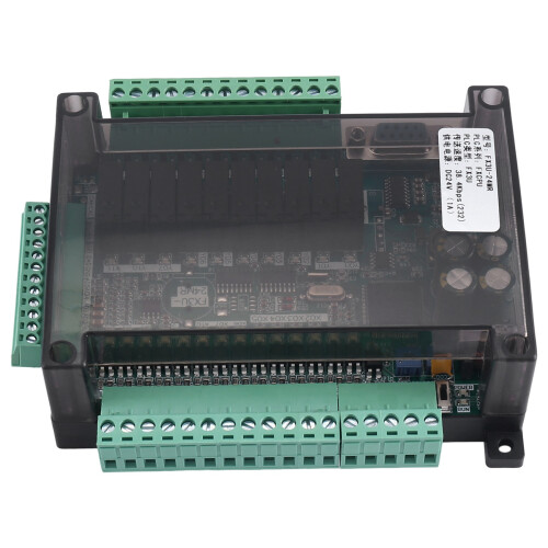 Placa de Control Industrial PLC FX3U-24MR con Placa de Controlador LóGico Programable Shell 2
