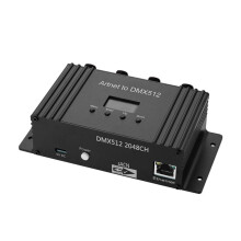Interface Do Controlador de Iluminação Ethernet ArtNet DMX512 4 Universos 2048CH LONGYING