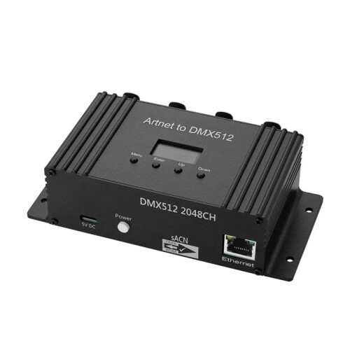 ArtNet DMX512 Ethernet Lighting Controller Interface 4 Universe 2048CH LONGYING 1