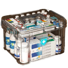 Multi-Layer Household Medicine Storage Box - Emergency Medical Organizer with Compartments,Household Storage Box