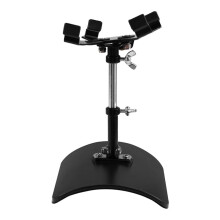 Guitar Support Handrest Guitar Leg Rest Stand Metal for Bass Acoustic Guitar Foot Stool Metal Support Bracket
