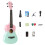 Violão de Madeira de Dois Tons de 23 Polegadas, Ukulele de Quatro Cordas,  Violão Ukulele, Violão de Madeira com Gradiente de Duas Cores A 1