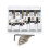 Vintage 4 String Bass Bridge 82.3x63.5MM String Bottom Through String Spacing 19MM Bass Fixed Bridge Silver 1