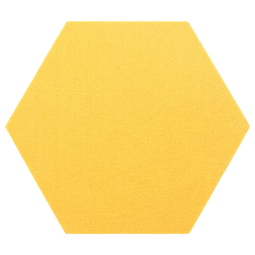 10Pcs Hexagon  Board Hexagonal  Wall Sticker Multifunction 3D Decorative Home Message Board Gray Yellow Series 2